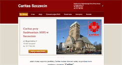 Desktop Screenshot of caritas-szczecin.com